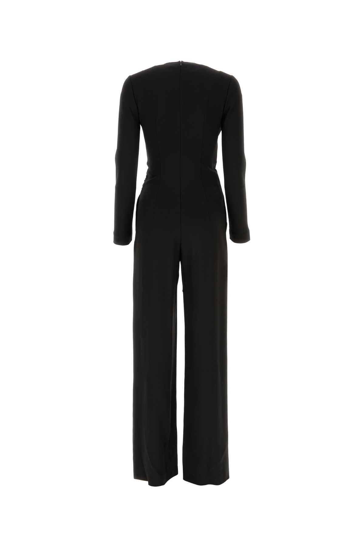 Alberta Ferretti Women Black Acetate Blend Jumpsuit