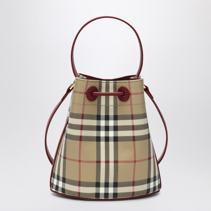 Burberry Check Mini Bucket Bag Women