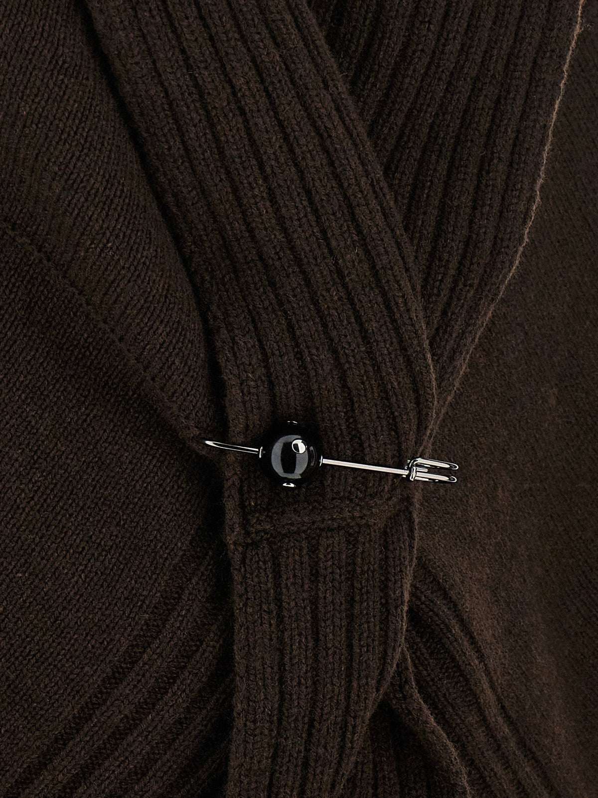 Alberta Ferretti Women Brooch Cardigan