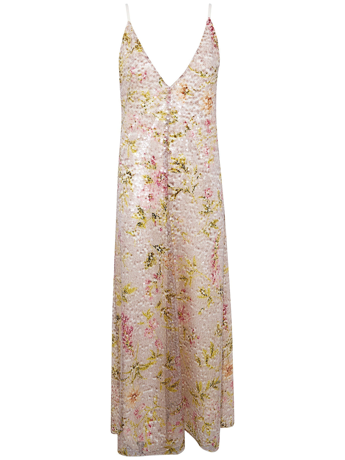 Alberta Ferretti Women Printed Sequins Long Dress