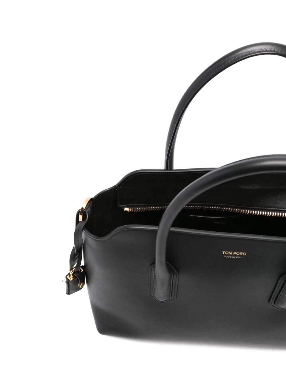 Tom Ford Women Natural Grain Leather Medium Top Handle