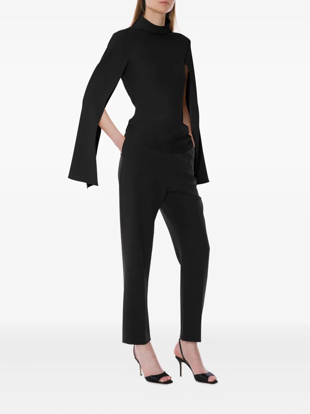 Alberta Ferretti Women Cady Stretch Classic Trousers