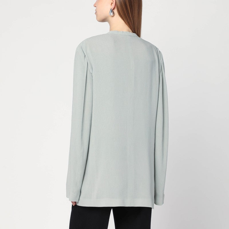 Alberta Ferretti Single-Breasted Ice-Colored Jacket Women