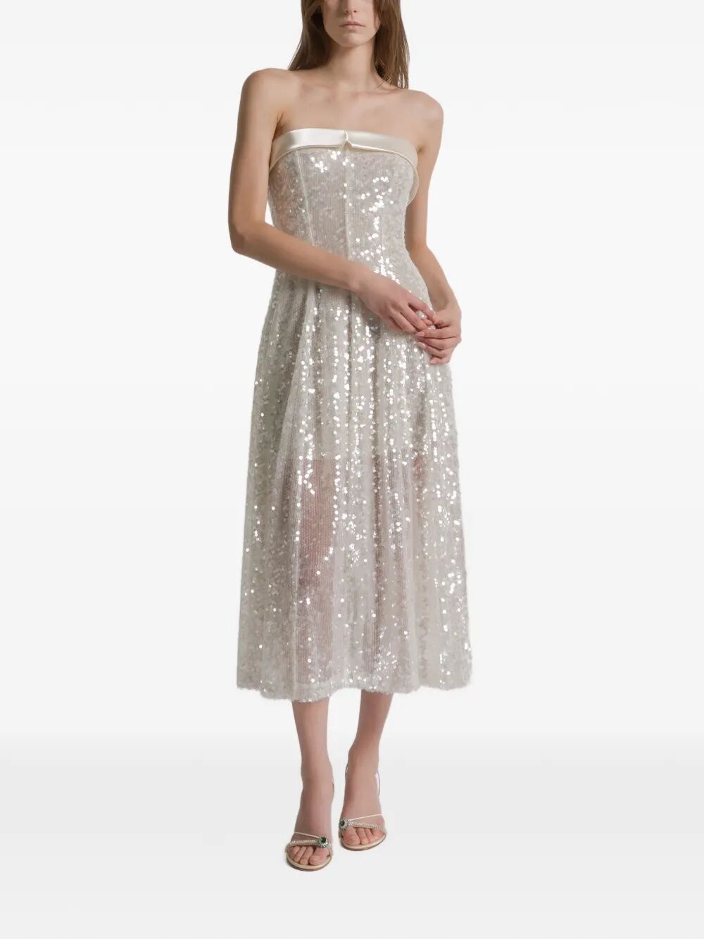 Alberta Ferretti Women Midi Sequins Dress