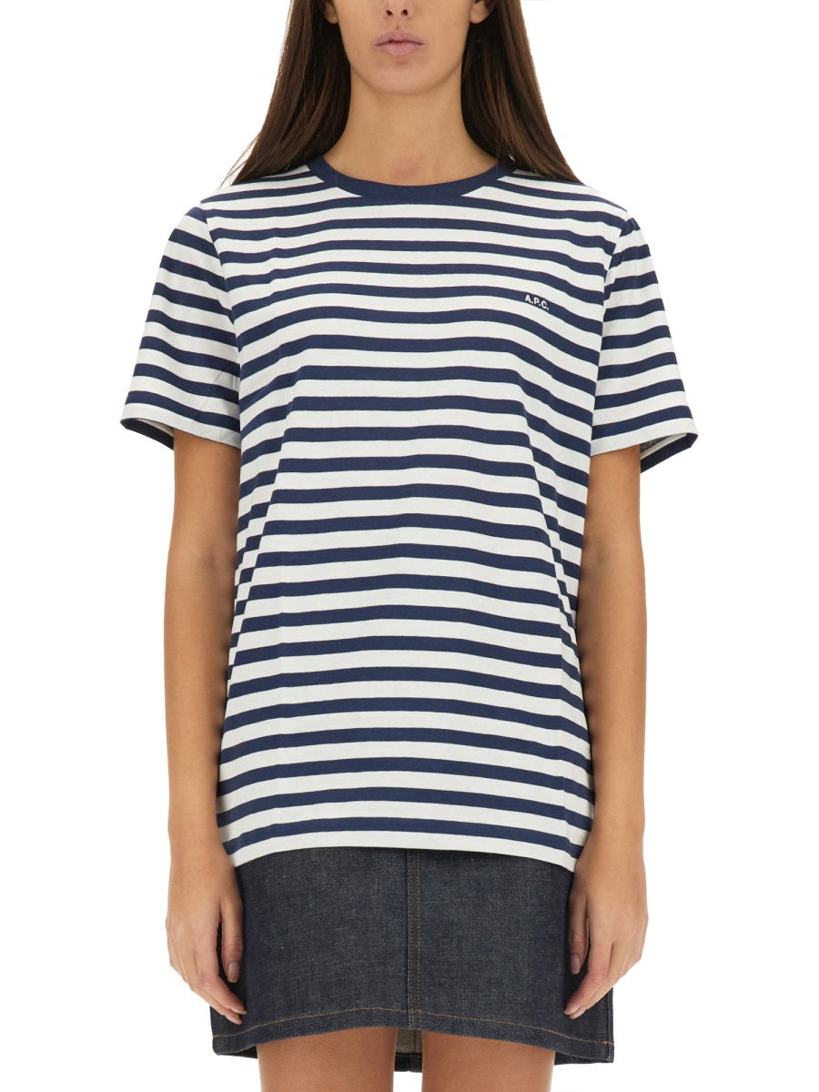 A.P.C. Women Striped T-Shirt
