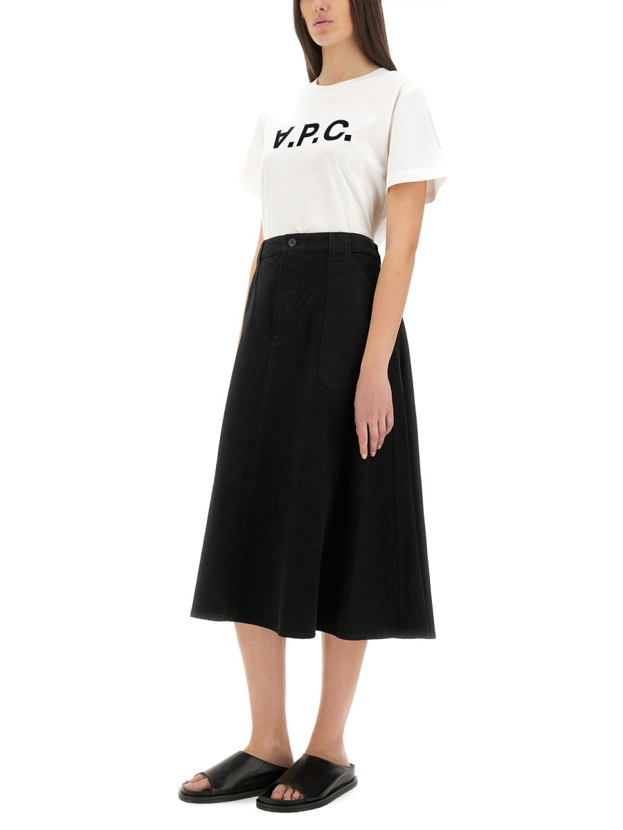 A.P.C. Women T-Shirt With Logo