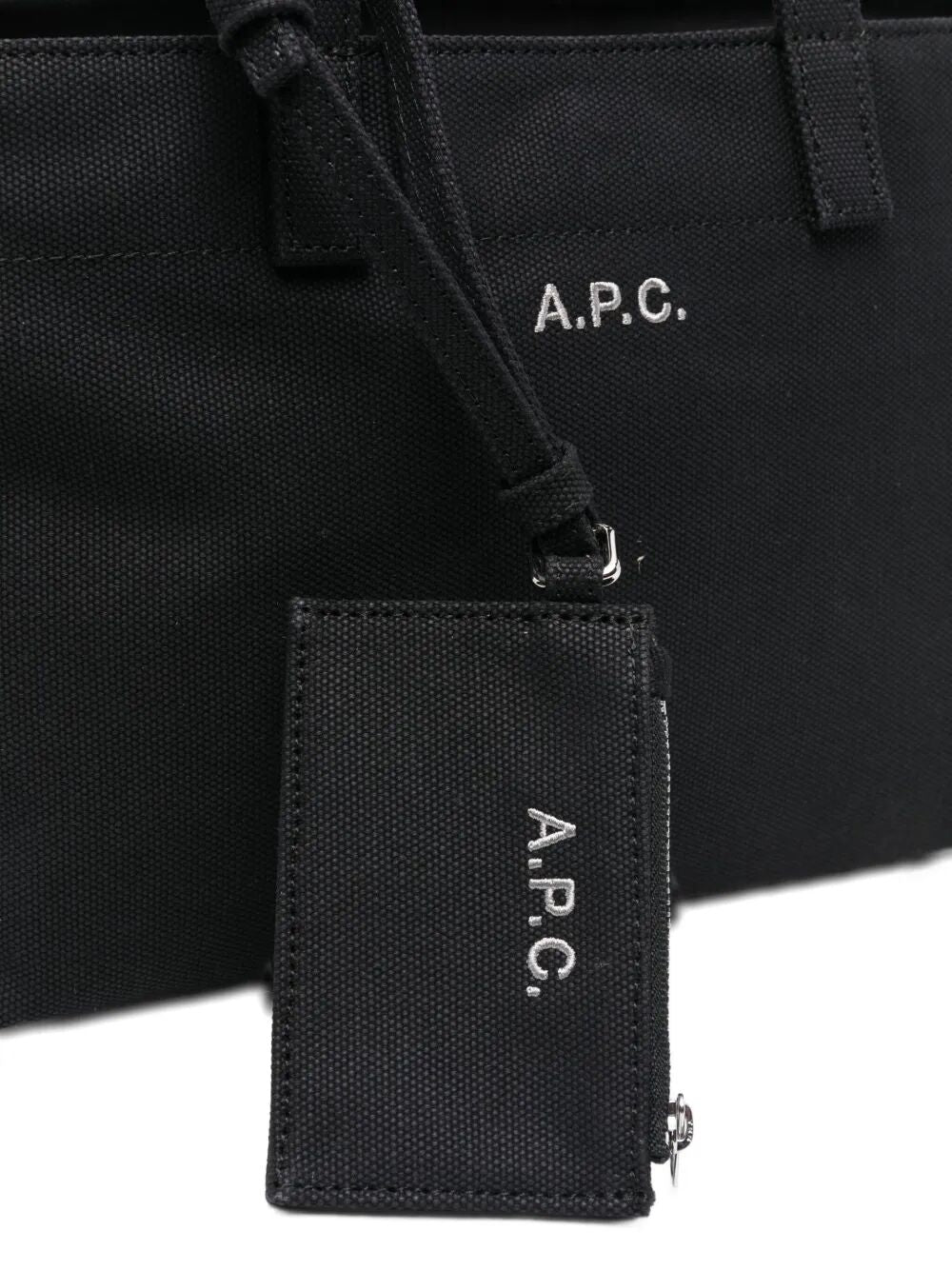 A.P.C. Women "Le Drummer Toile" Small Tote Bag