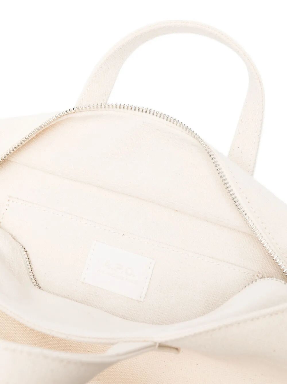 A.P.C. Women "Le Drummer Toile" Small Tote Bag
