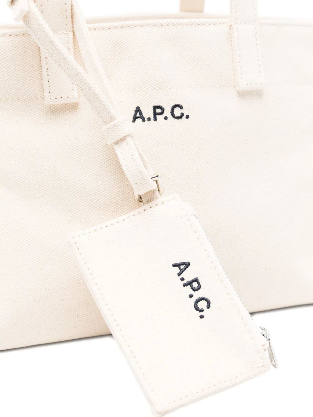 A.P.C. Women "Le Drummer Toile" Small Tote Bag