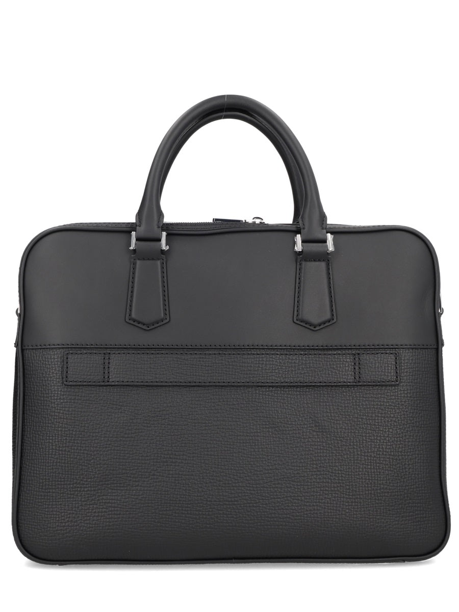 Boss Men Leather Briefcase Bag