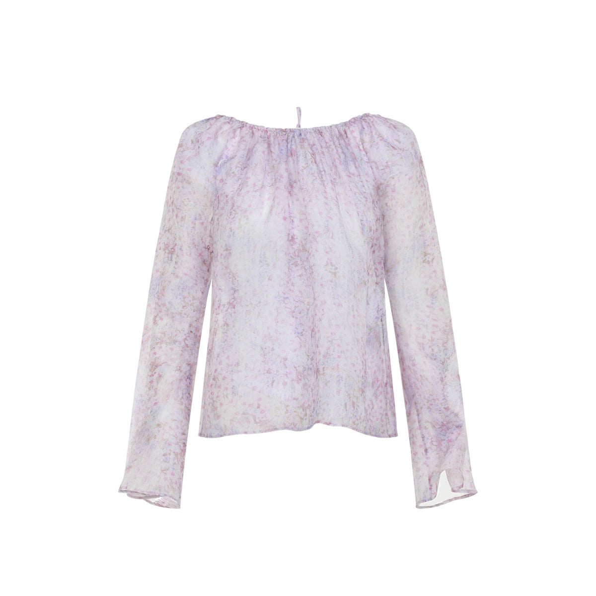 Alberta Ferretti Printed Organza Blouse Women