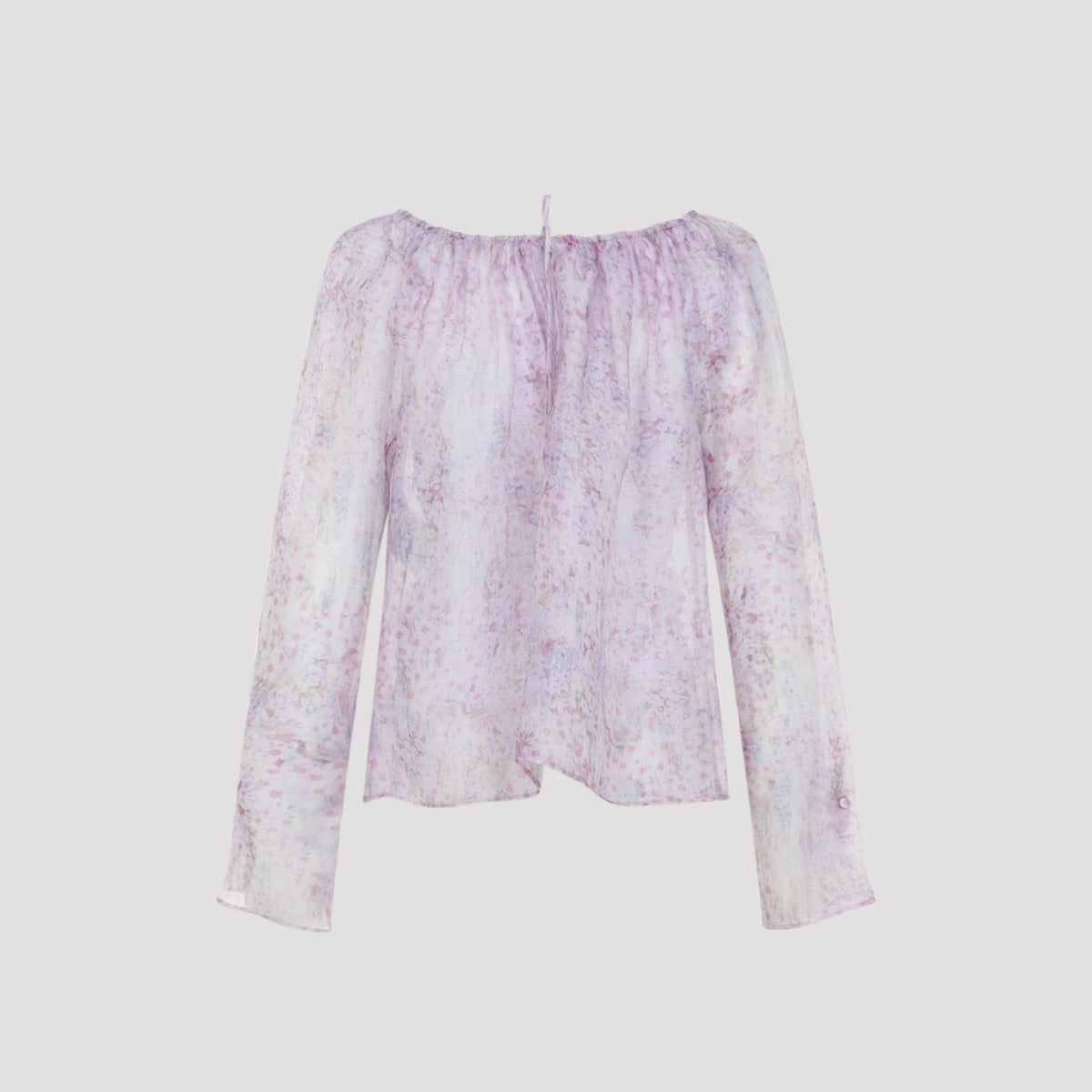 Alberta Ferretti Printed Organza Blouse Women