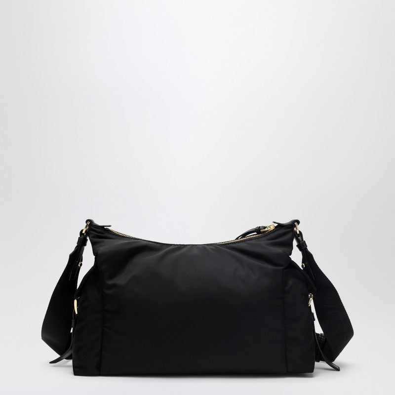 Prada Prada Explore Large Bag In Black Re-Nylon And Leather Women