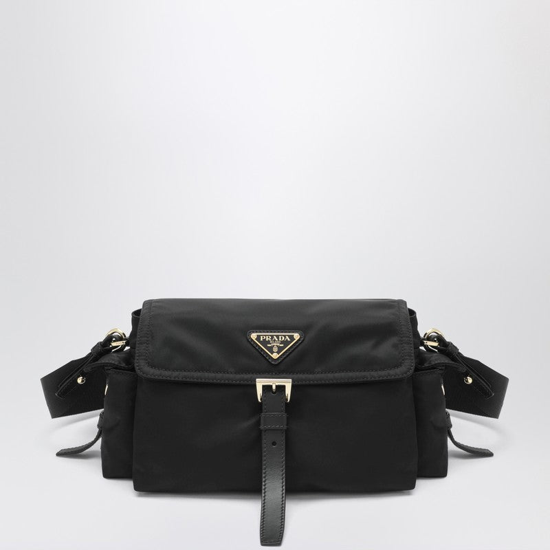 Prada Prada Explore Medium Black Re-Nylon Bag Women