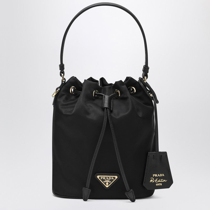Prada Mini Bag Re-Edition 1978 In Black Re-Nylon Women