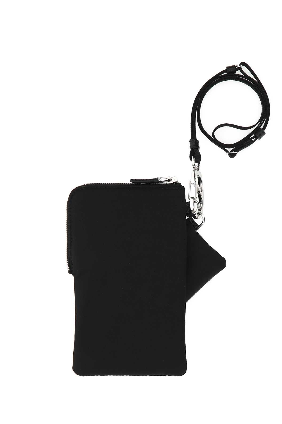 Prada Men Black Nylon Phone Case
