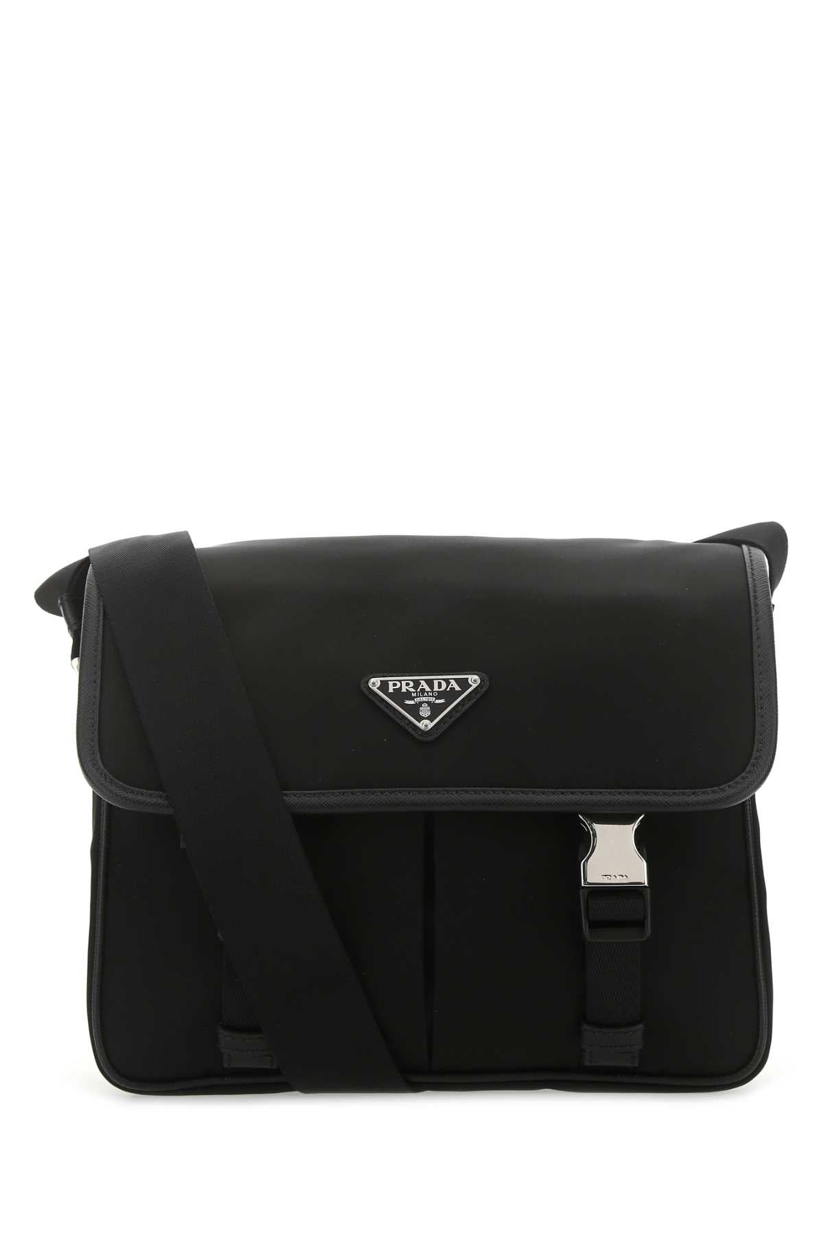 Prada Men Black Re-Nylon Crossbody Bag