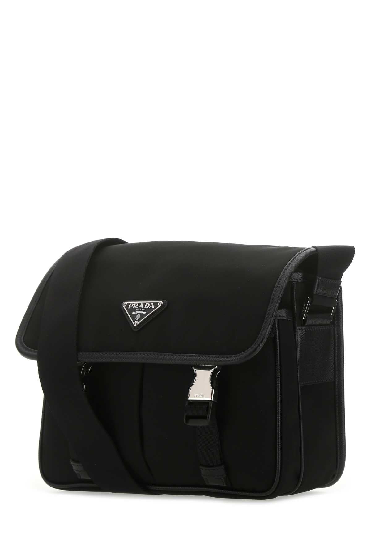 Prada Men Black Re-Nylon Crossbody Bag