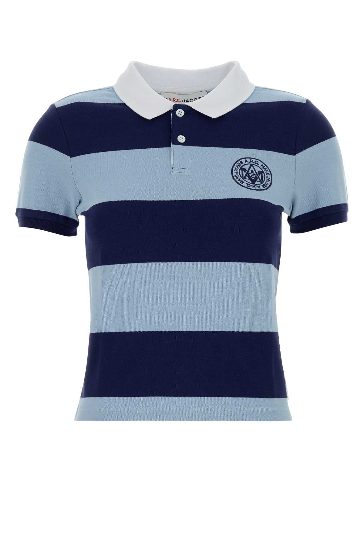 A.P.C. Women Embroidered Stretch Piquet A.P.C X Marc Jacobs Polo Shirt