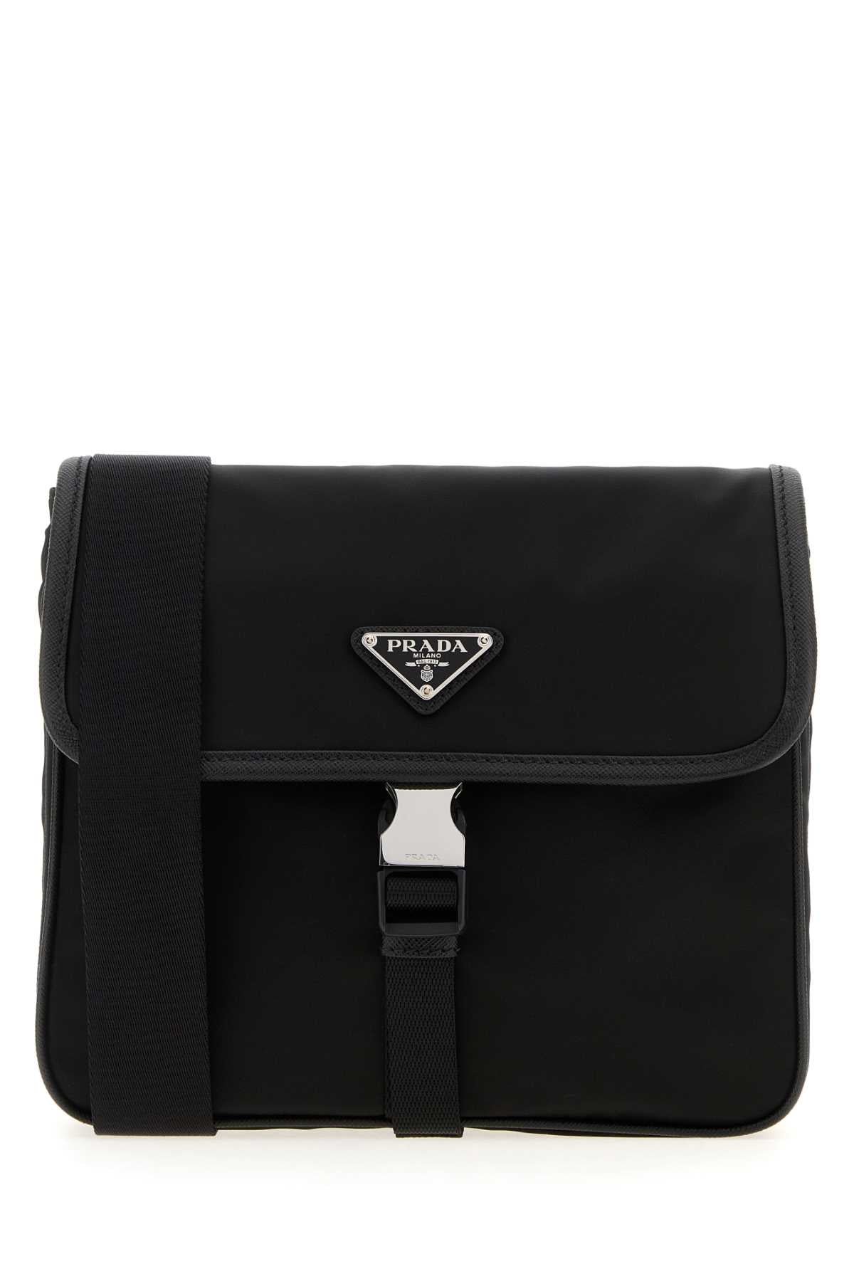 Prada Men Black Re-Nylon Crossbody Bag