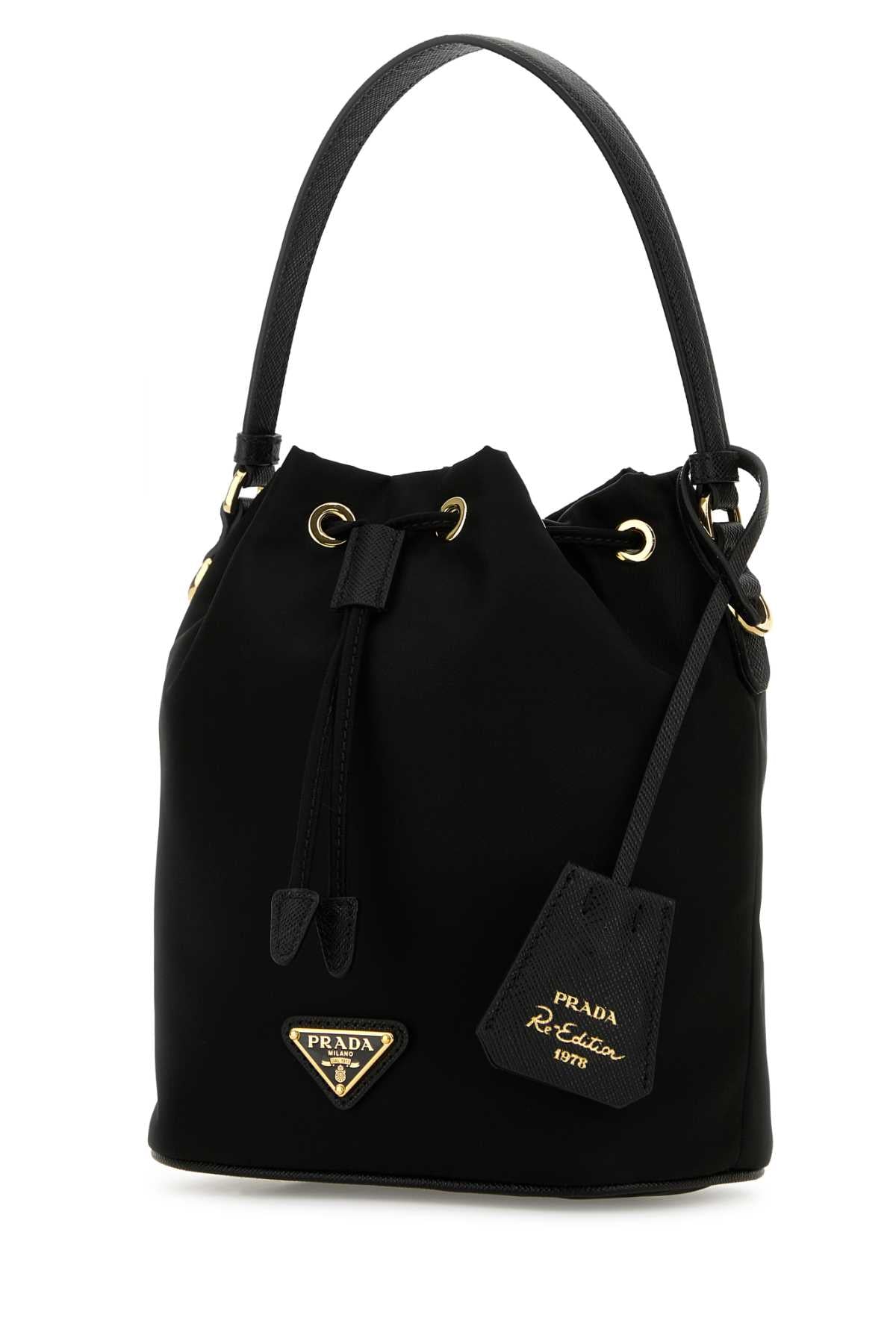 Prada Women Black Re-Nylon Re-Edition 1978 Bucket Bag