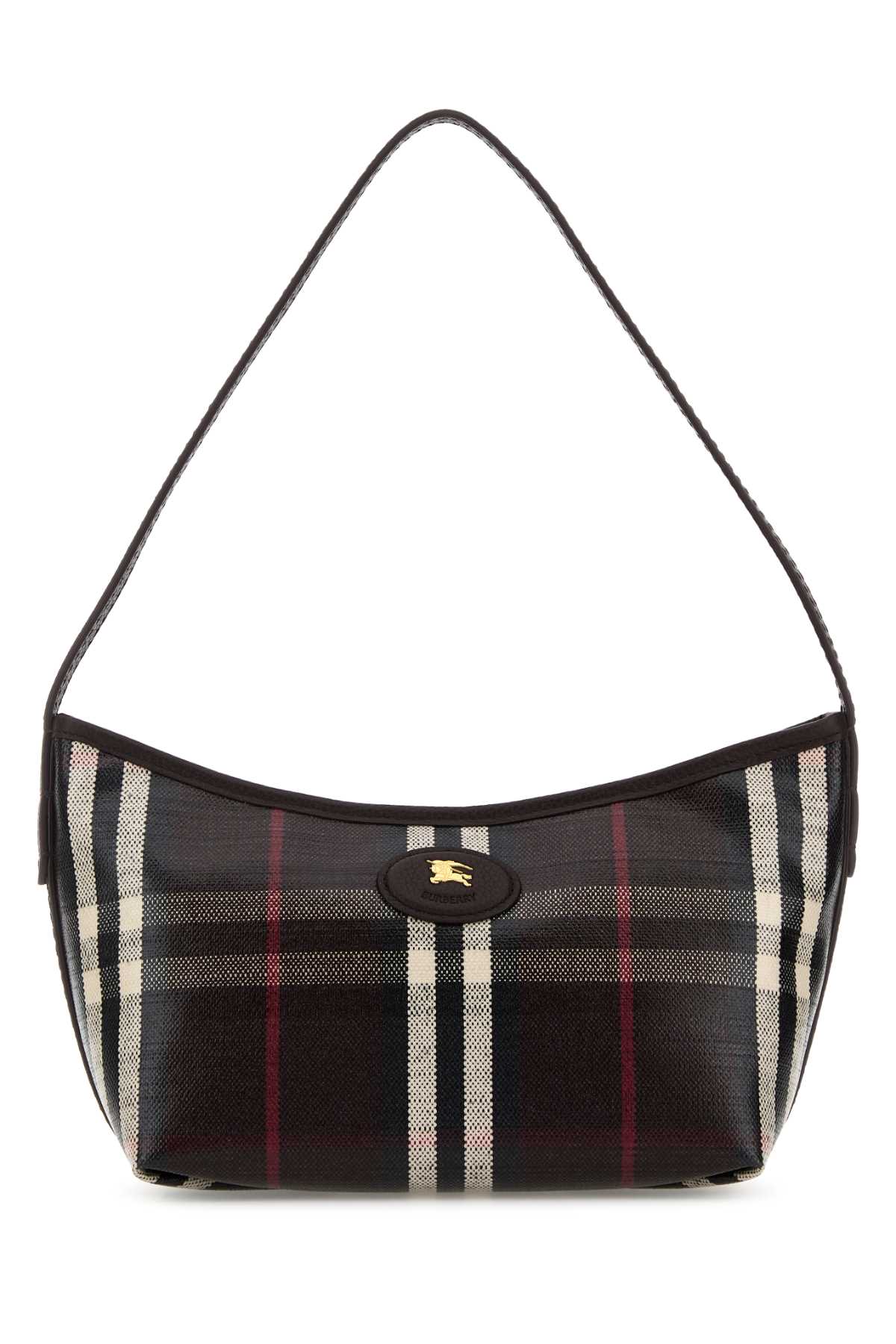 Burberry Women Printed Canvas Mini Highlands Shoulder Bag