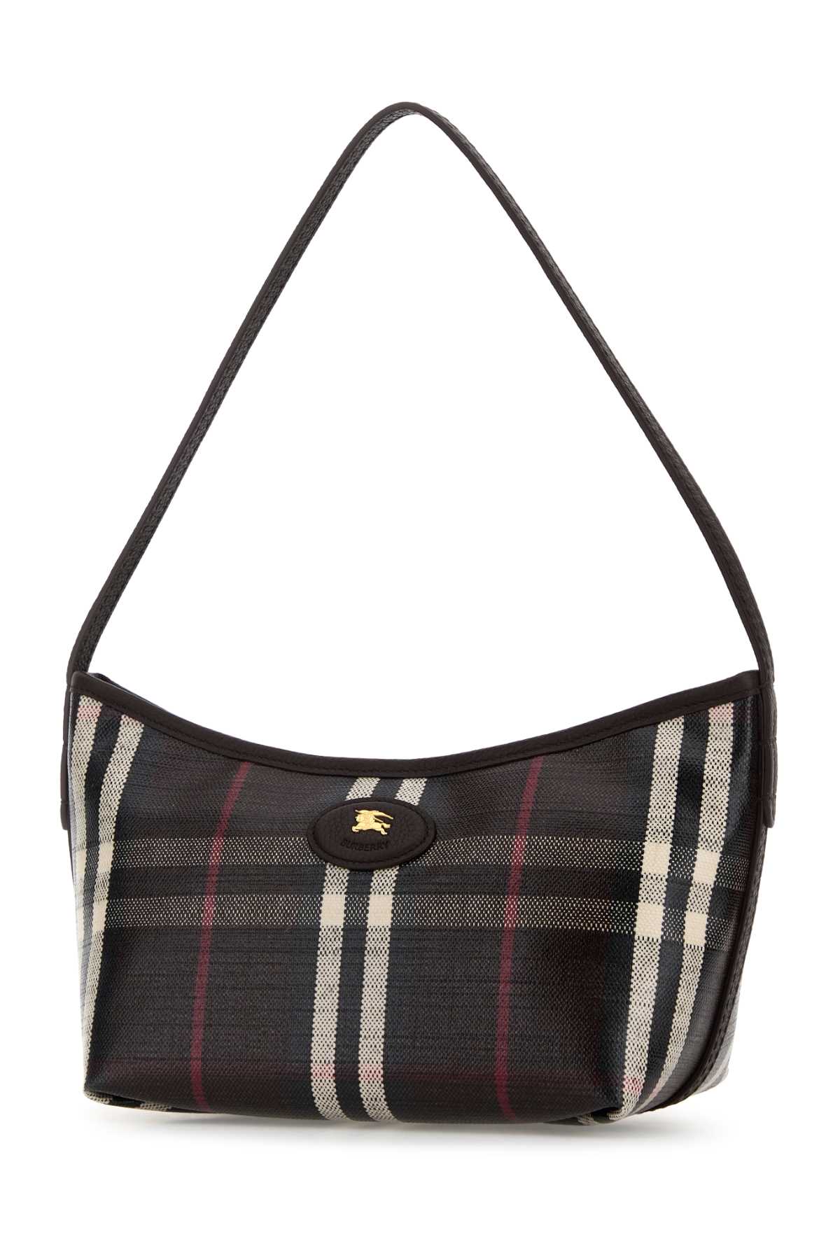 Burberry Women Printed Canvas Mini Highlands Shoulder Bag
