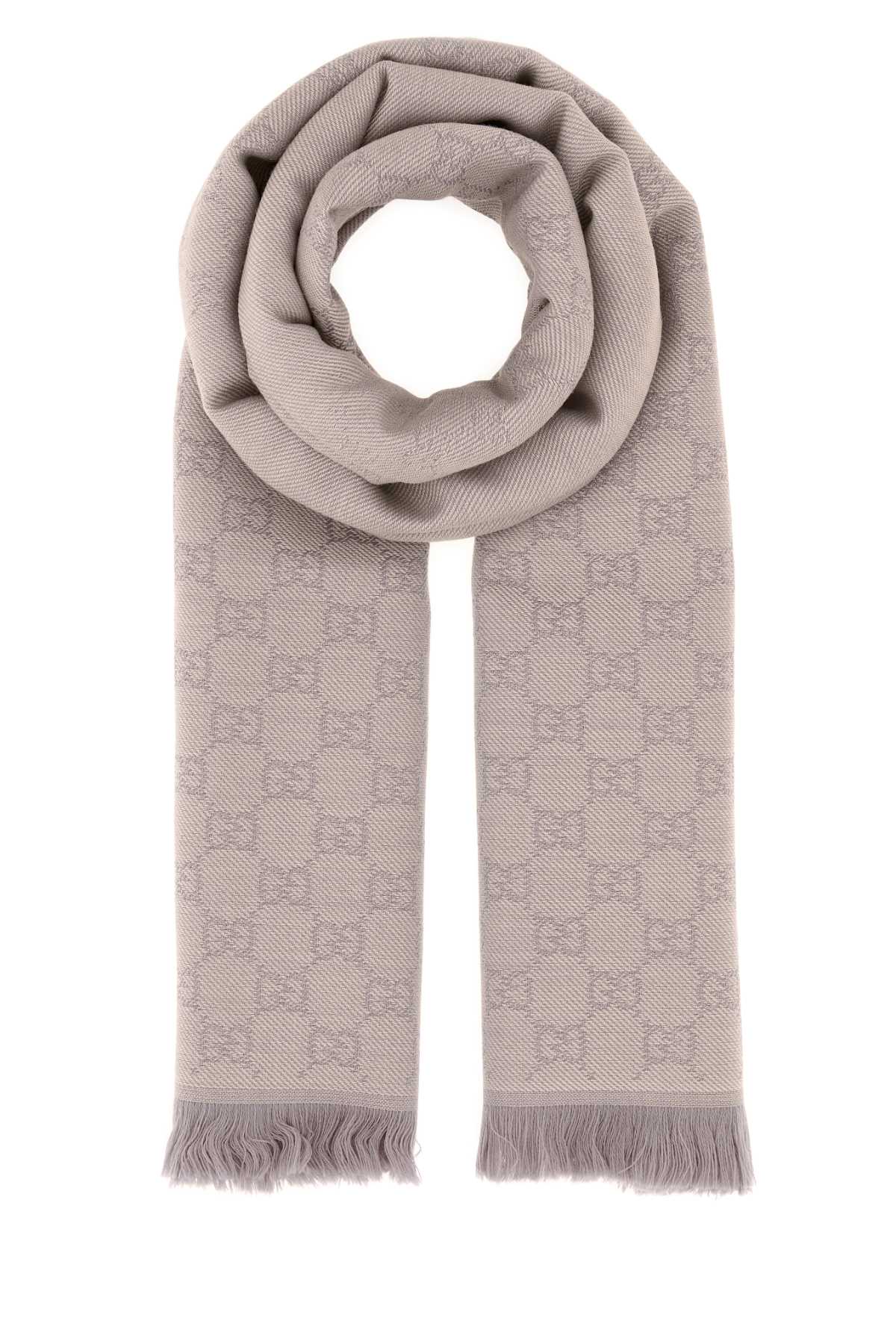 Gucci Women Embroidered Wool Scarf