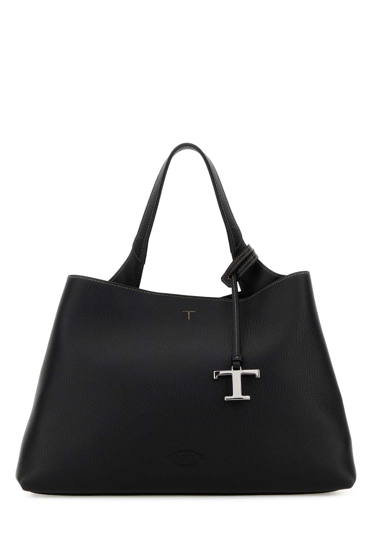 Tod's Women Black Leather Medium Handbag