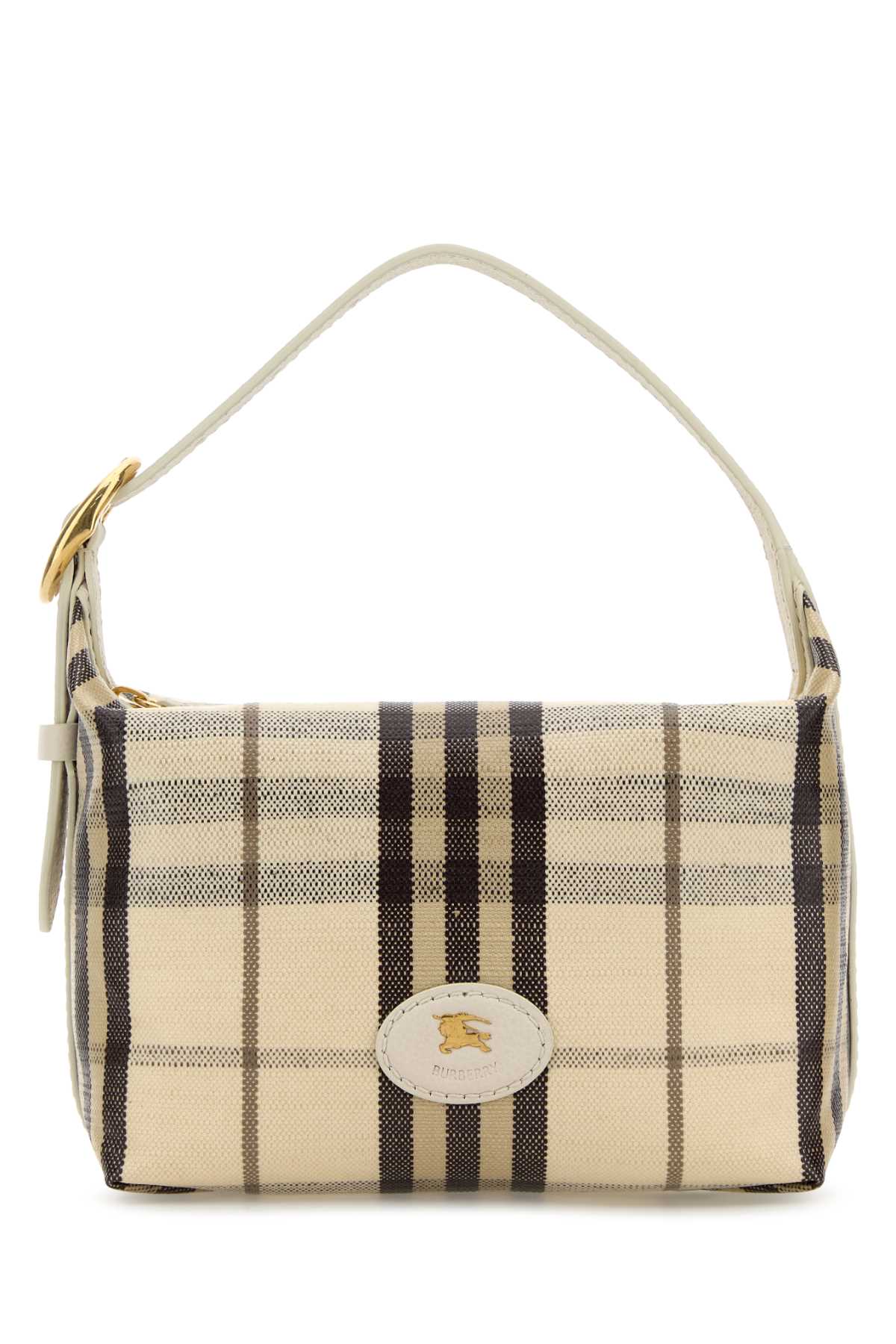 Burberry Women Printed Canvas Handbag