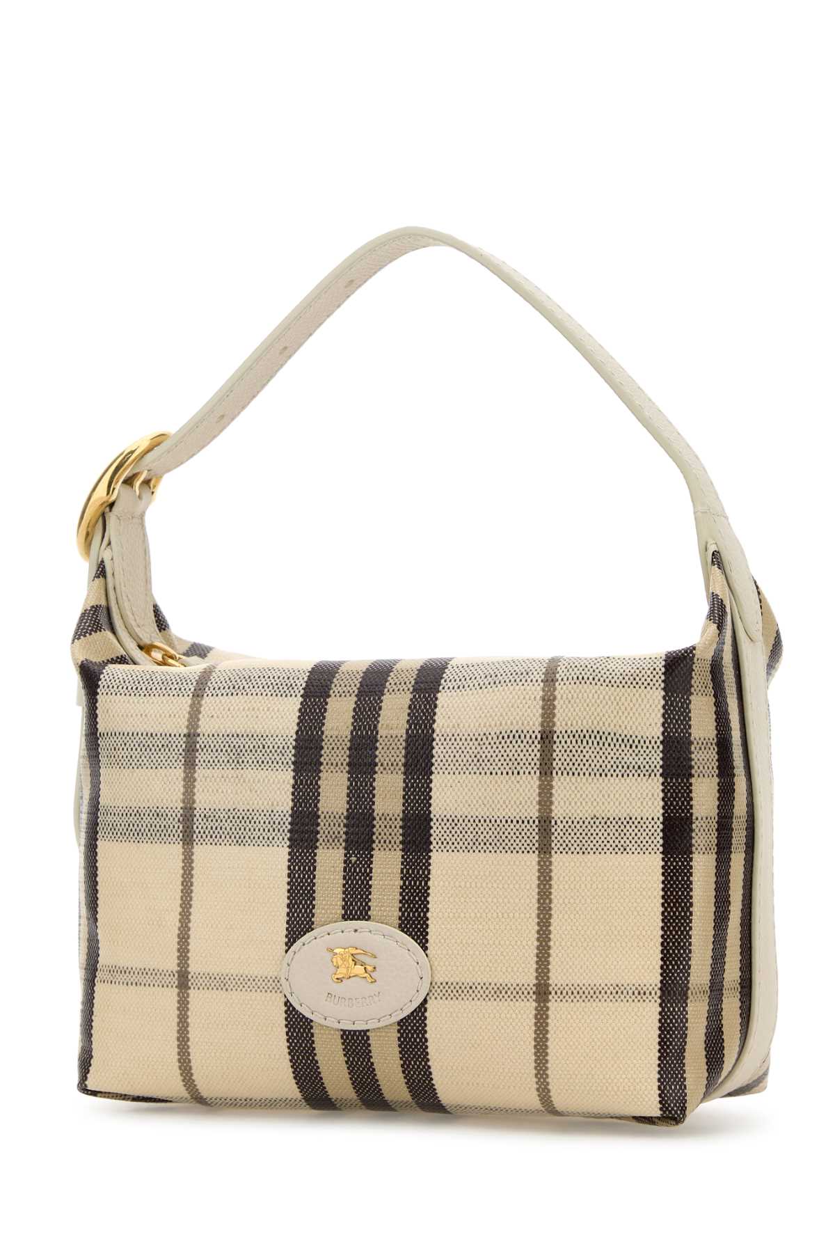 Burberry Women Printed Canvas Handbag