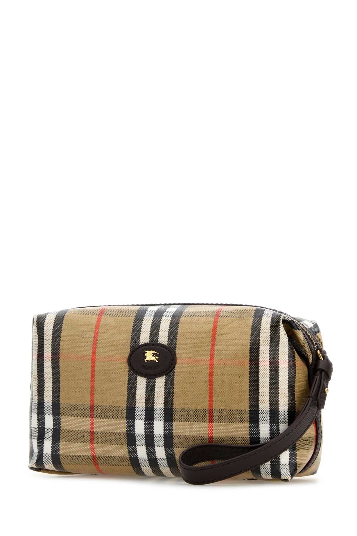 Burberry Men Printed Canvas Beauty Case