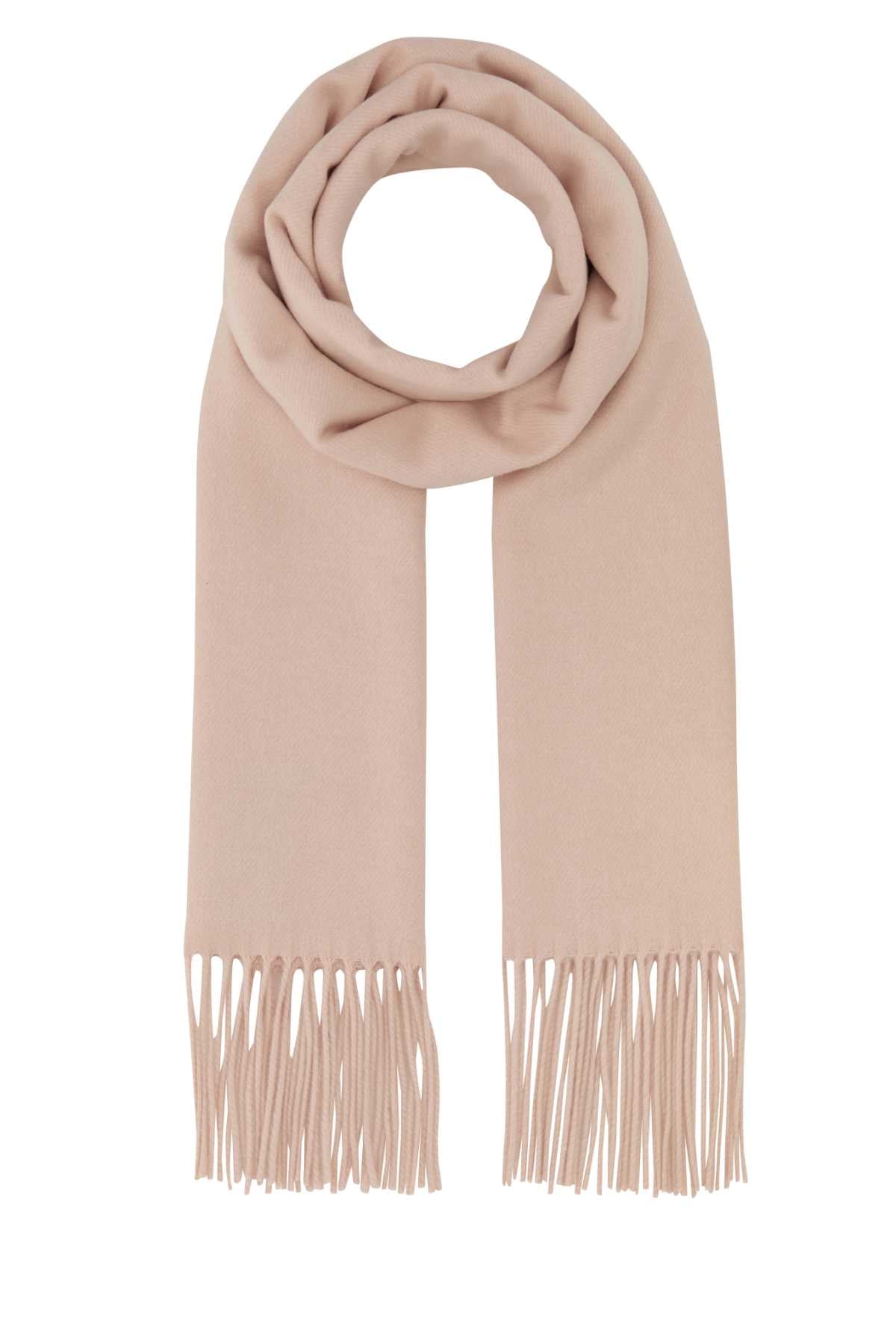 Prada Women Powder Pink Silk Blend Scarf