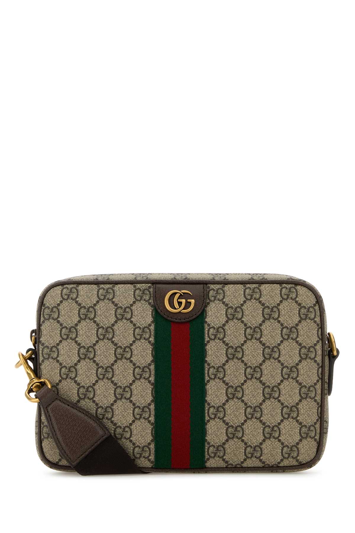Gucci Men Printed Canvas Small Ophidia Clutch
