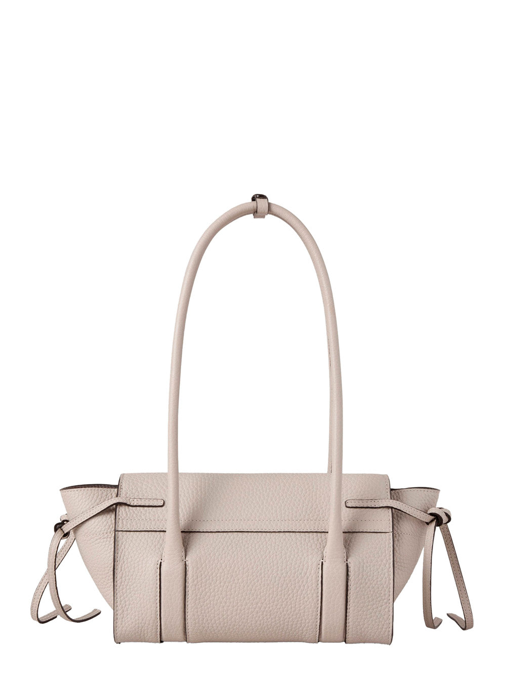 Mulberry Women 'Mini Bayswater' Beige Shoulder Bag With Laminated Logo In Leather Woman