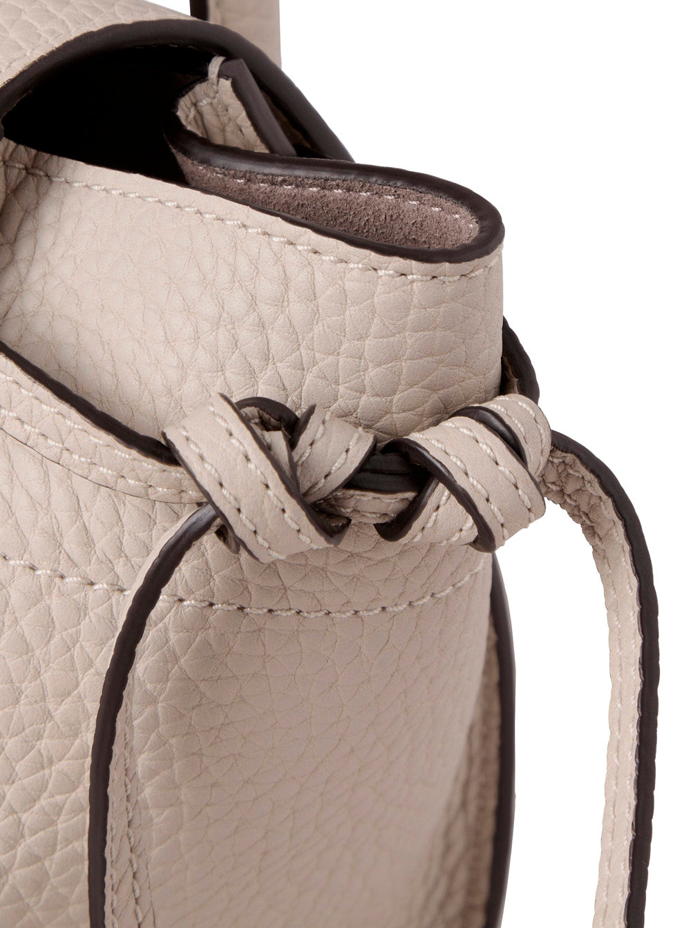 Mulberry Women 'Mini Bayswater' Beige Shoulder Bag With Laminated Logo In Leather Woman
