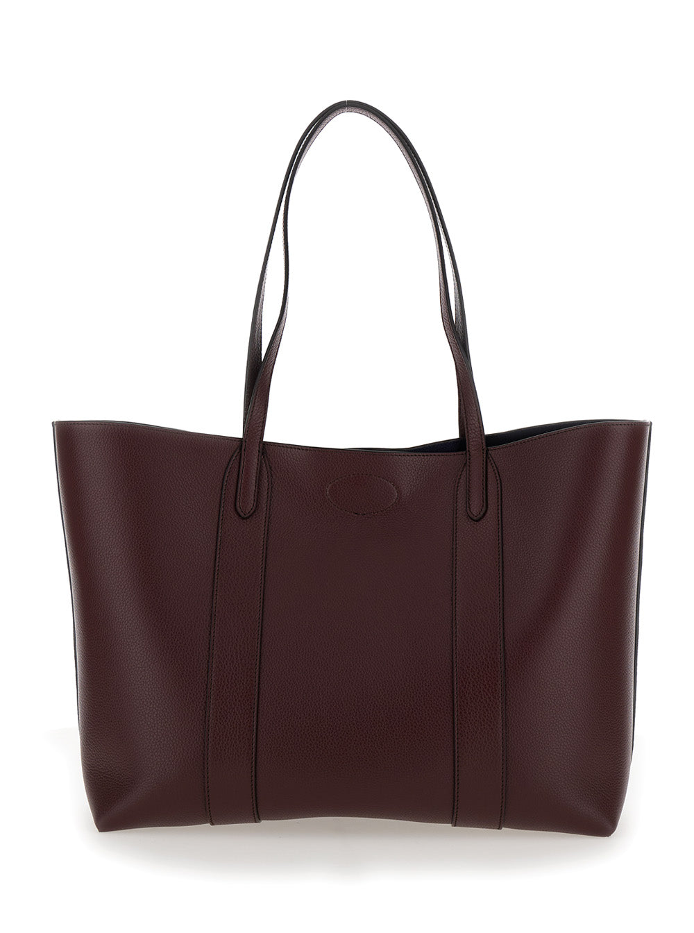 Mulberry Women 'Bayswater Small' Bordeaux Tote Bag With Postman's Lock Closure In Leather Woman