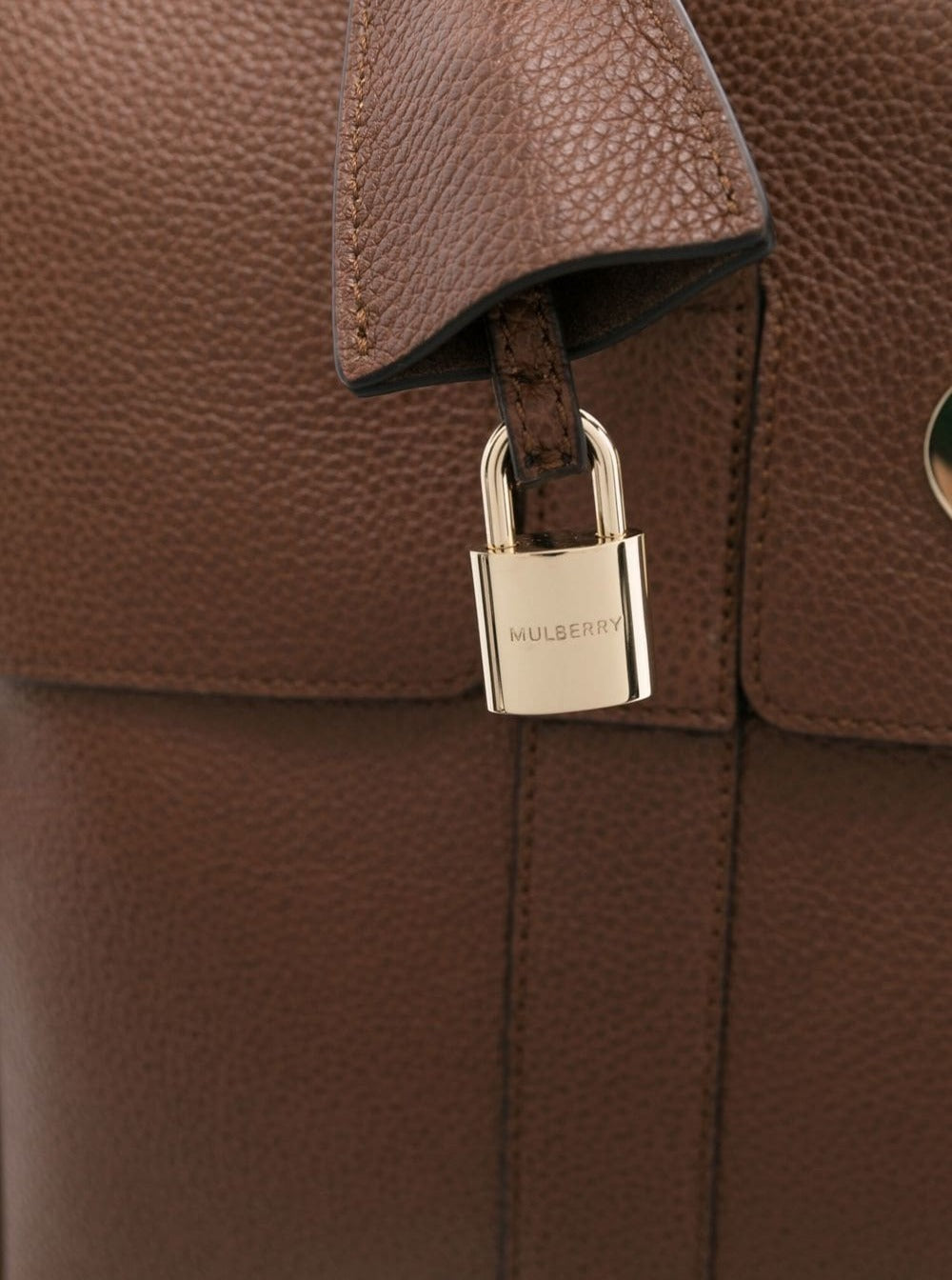 Mulberry Women Bayswater Brown Leather Handbag Mulberry Woman