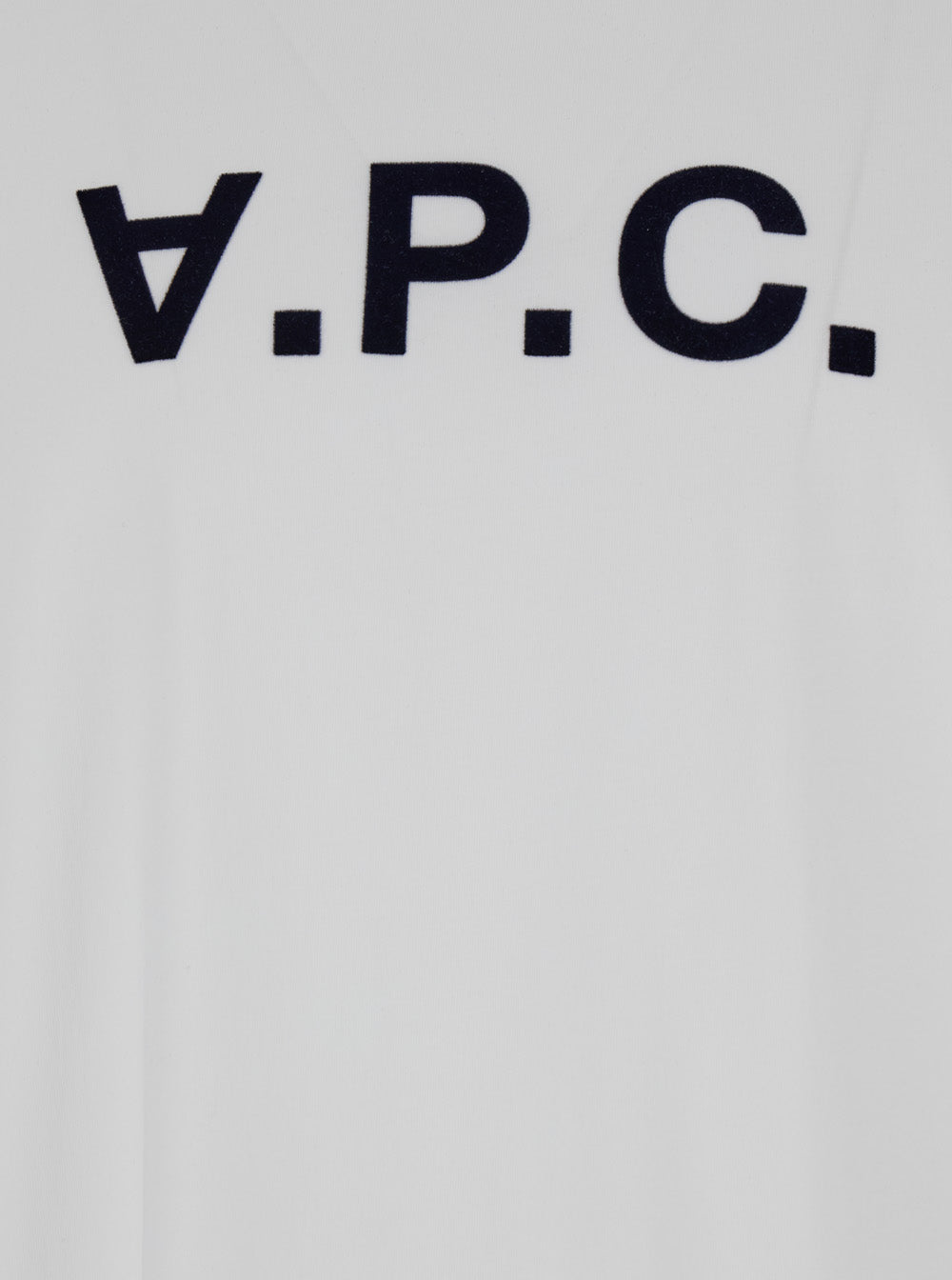 A.P.C. Women White Oversized T-Shirt With Apc Print In Cotton Woman