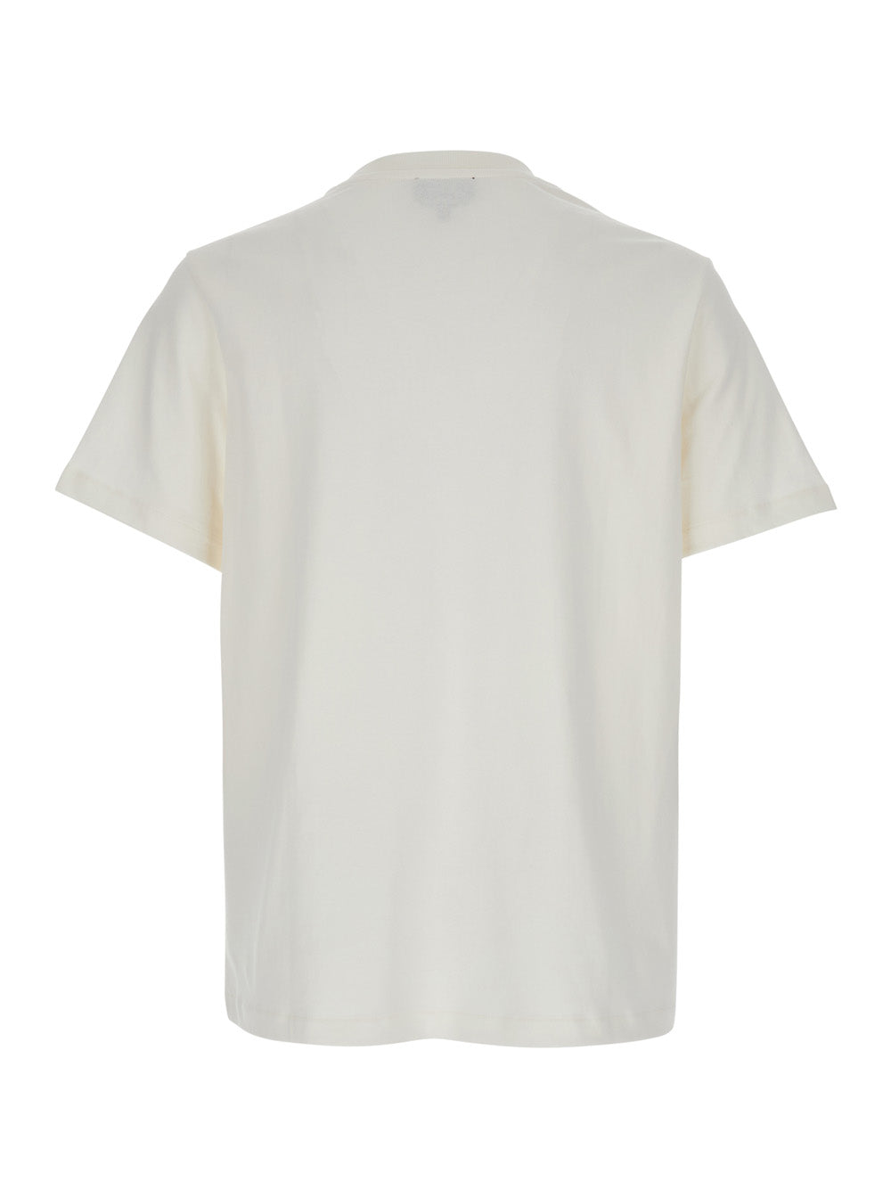 A.P.C. Women White Crewneck T-Shirt With Logo Embroidered On The Front In Cotton Woman