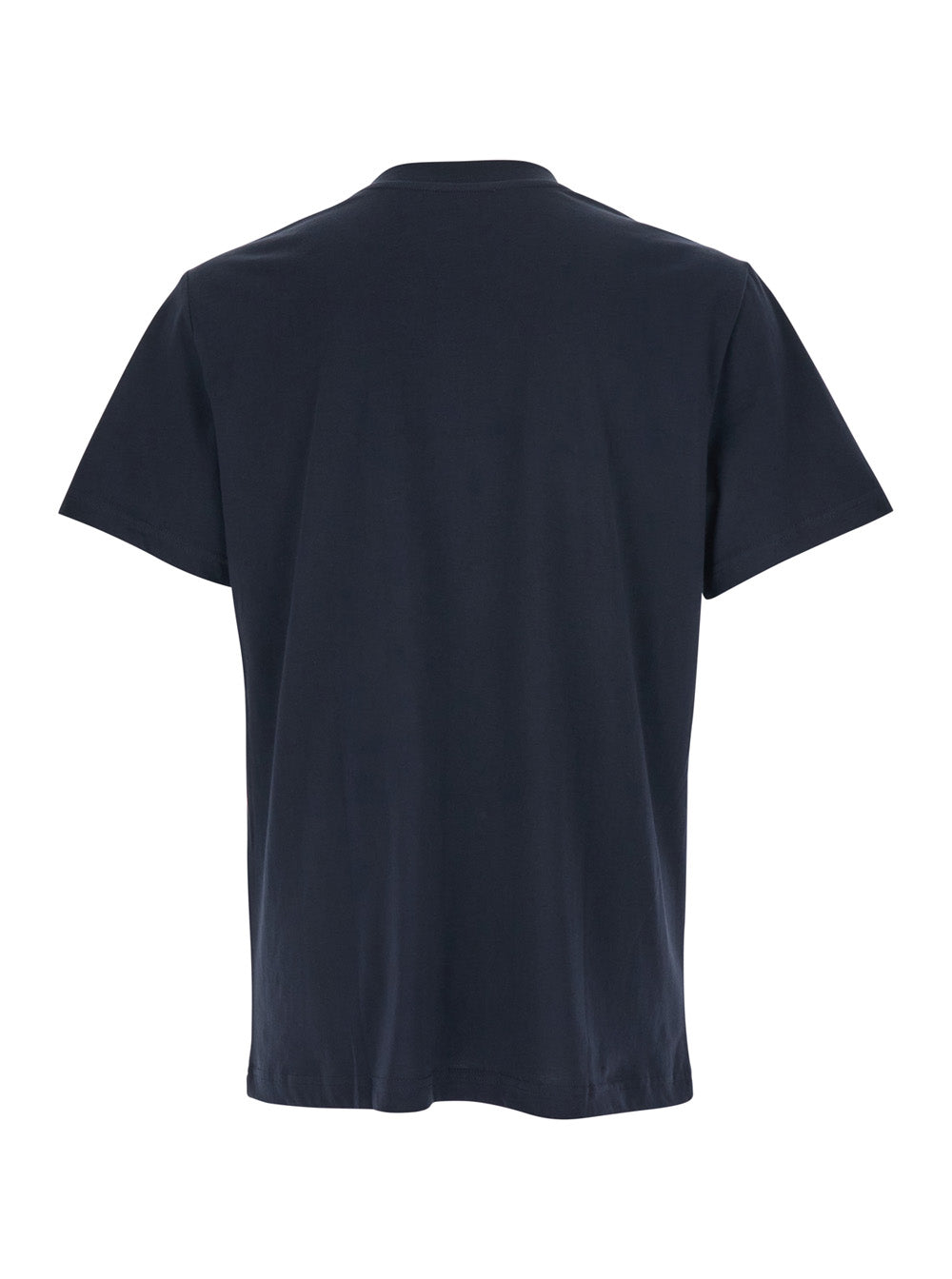 A.P.C. Women Blue Crewneck T-Shirt With Logo On The Front In Cotton Woman