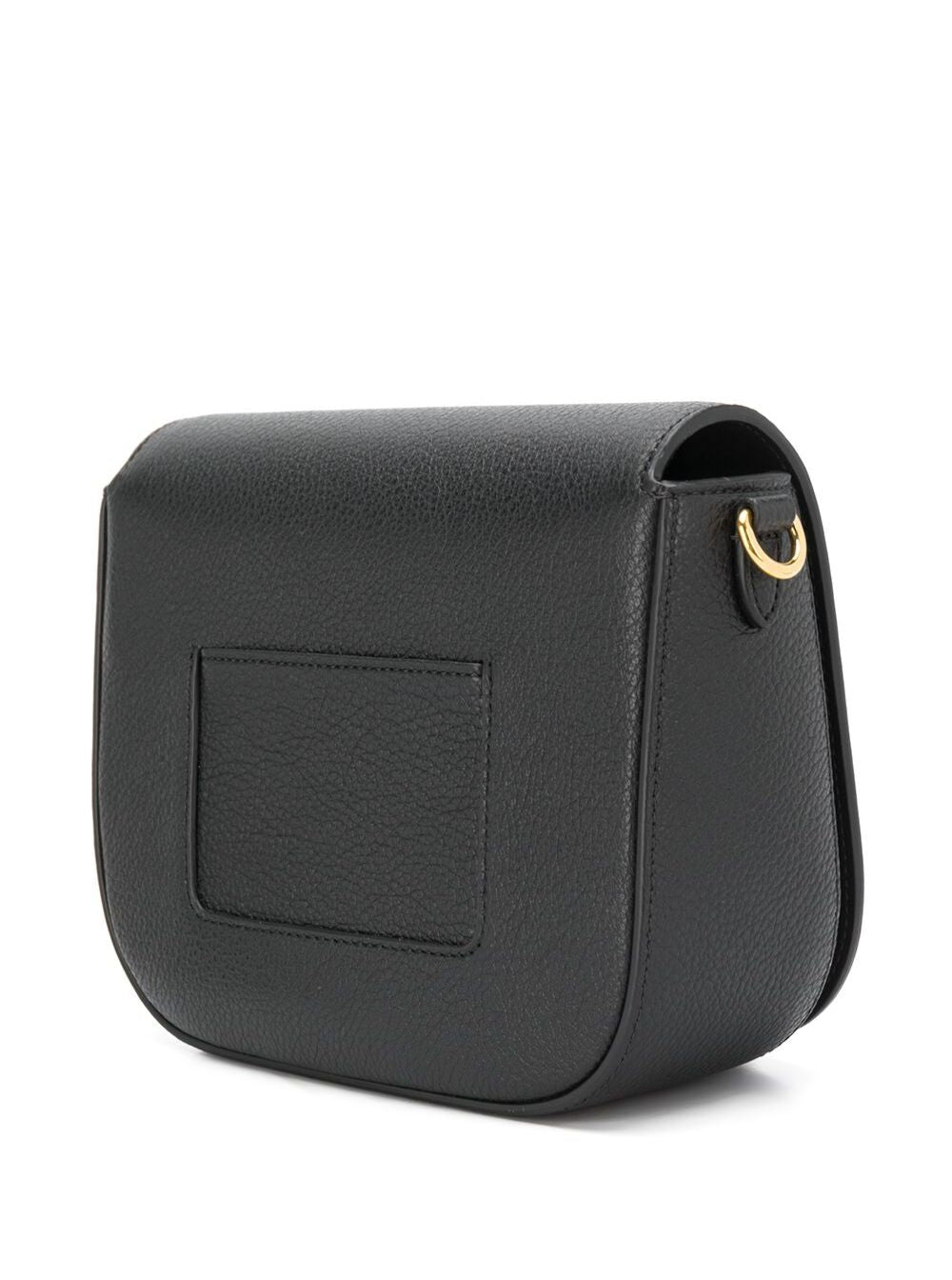 Mulberry Women 'Darley' Black Crossbody Bag With Adjustable And Removable Shoulder Strap And Turn-Lock Closure In Grained Leather Woman