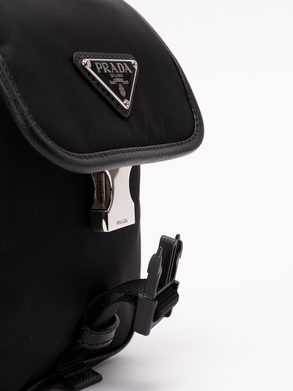 Prada Men Re-Nylon And Saffiano Leather Shoulder Bag