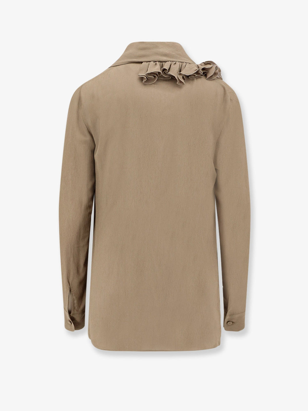 Alberta Ferretti Women Crepe Shirt With Ruffles