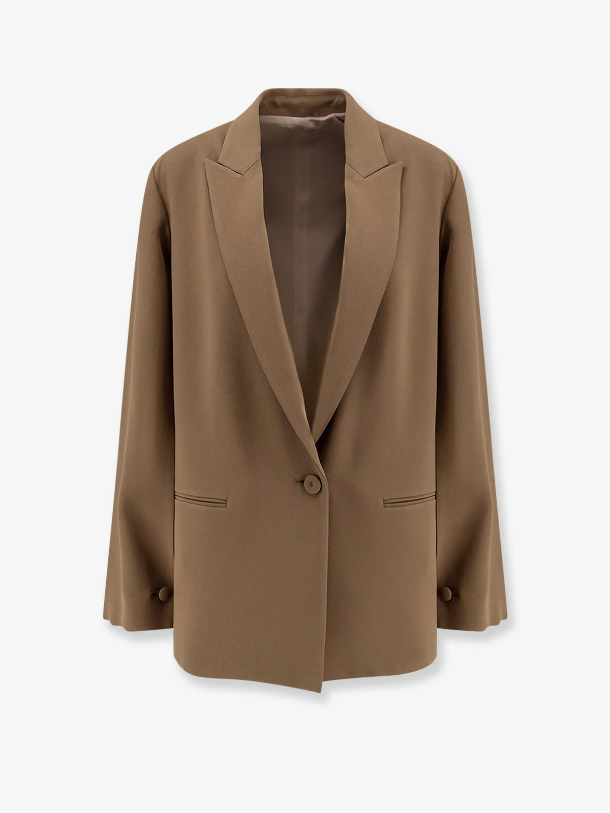 Alberta Ferretti Women Cady Blazer With Cut Out Sleeves