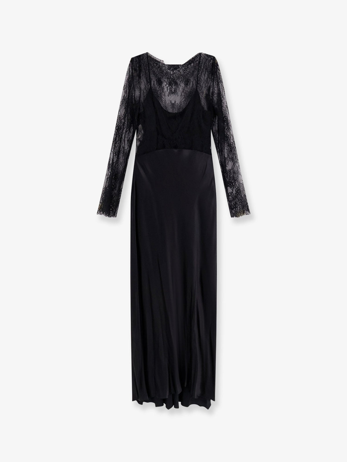 Alberta Ferretti Women Long Dress With Lace Insert