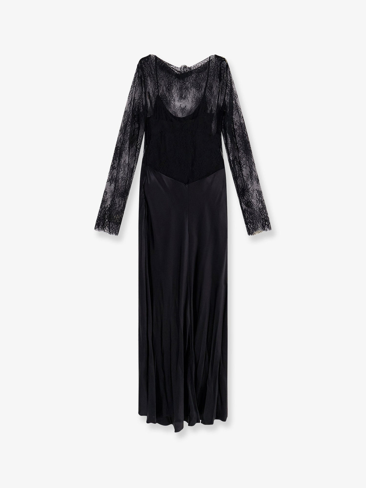 Alberta Ferretti Women Long Dress With Lace Insert