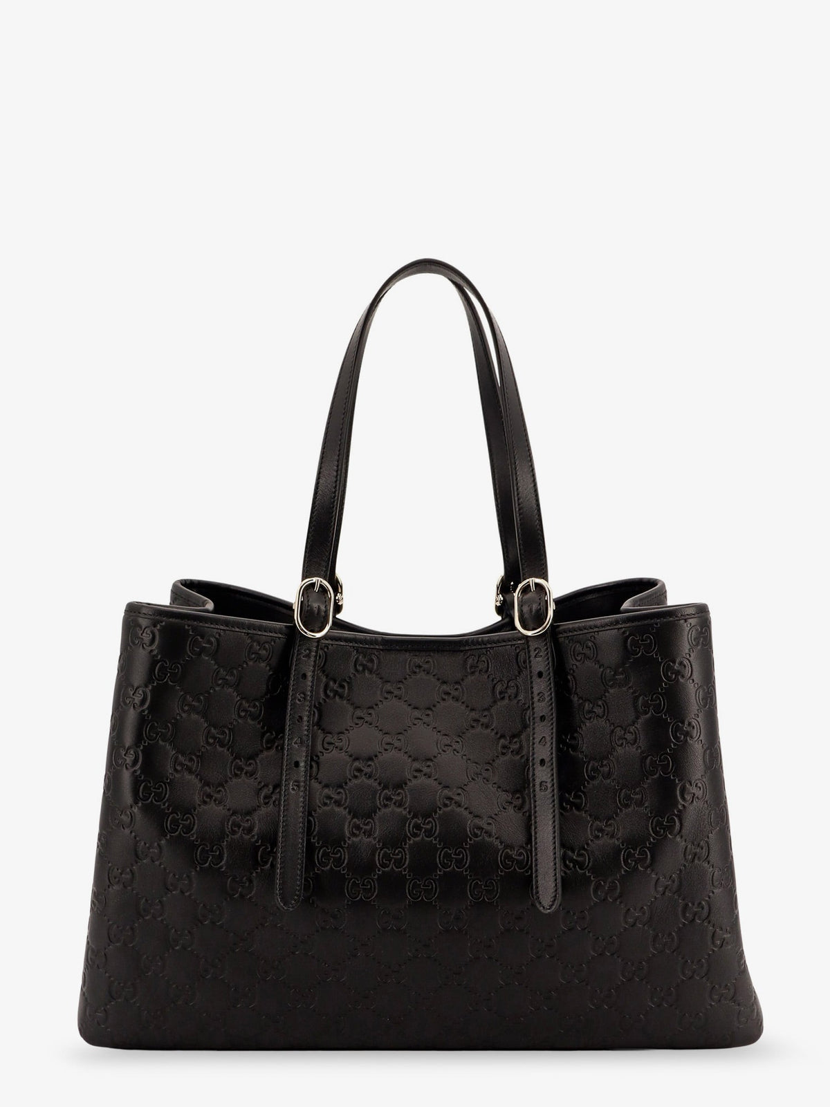 Gucci Women Gg Emblem Leather Shoulder Bag