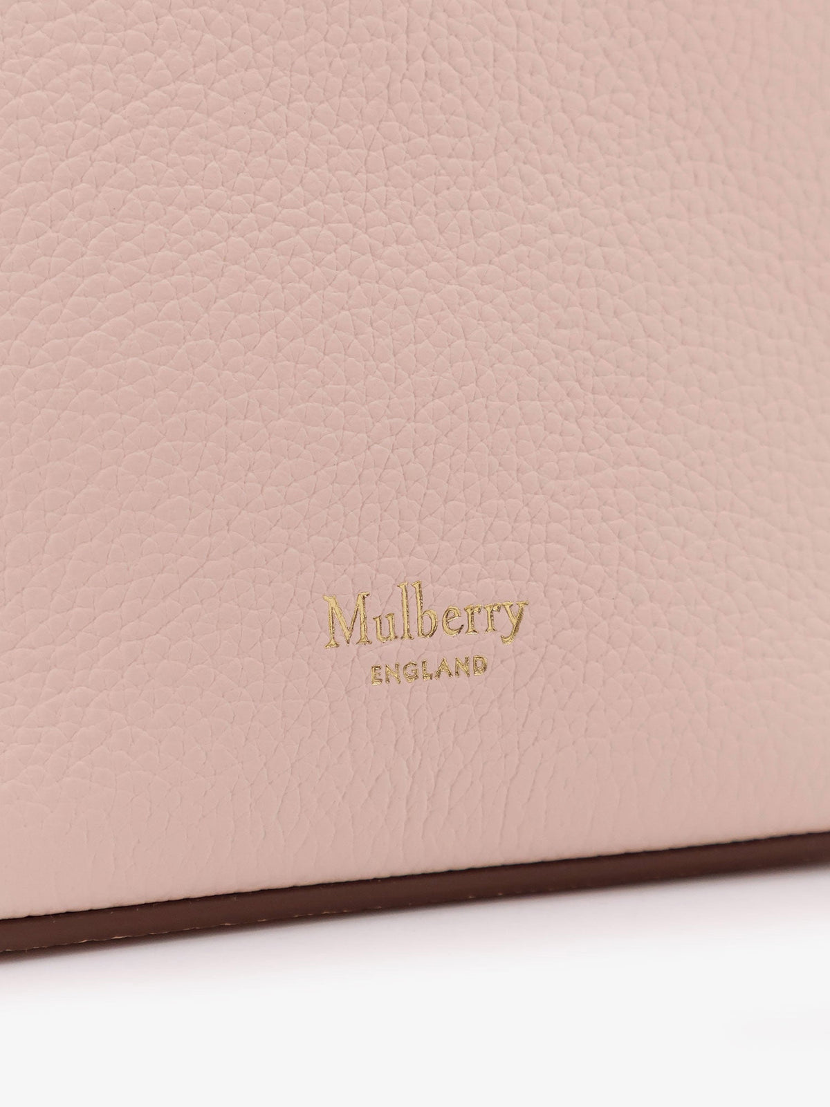 Mulberry Women Leather Bucket Bag With Logo