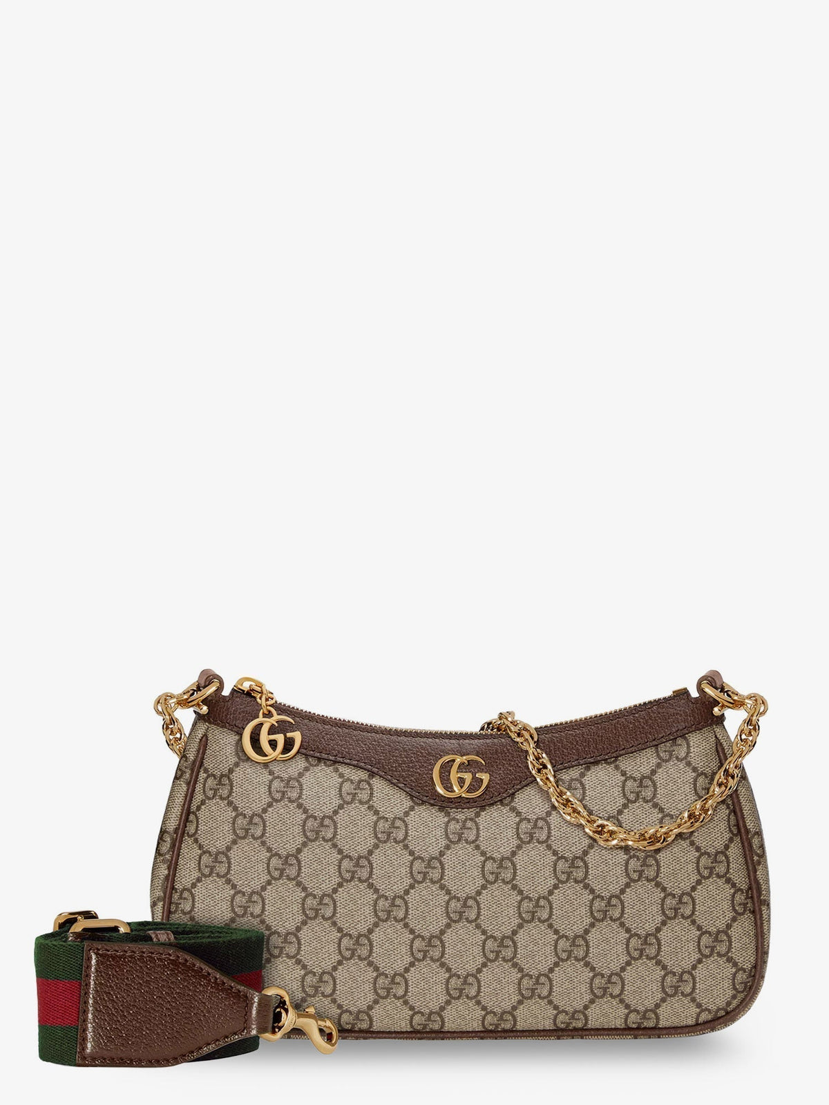 Gucci Women Gg Fabric Ophidia Crossbody Bag